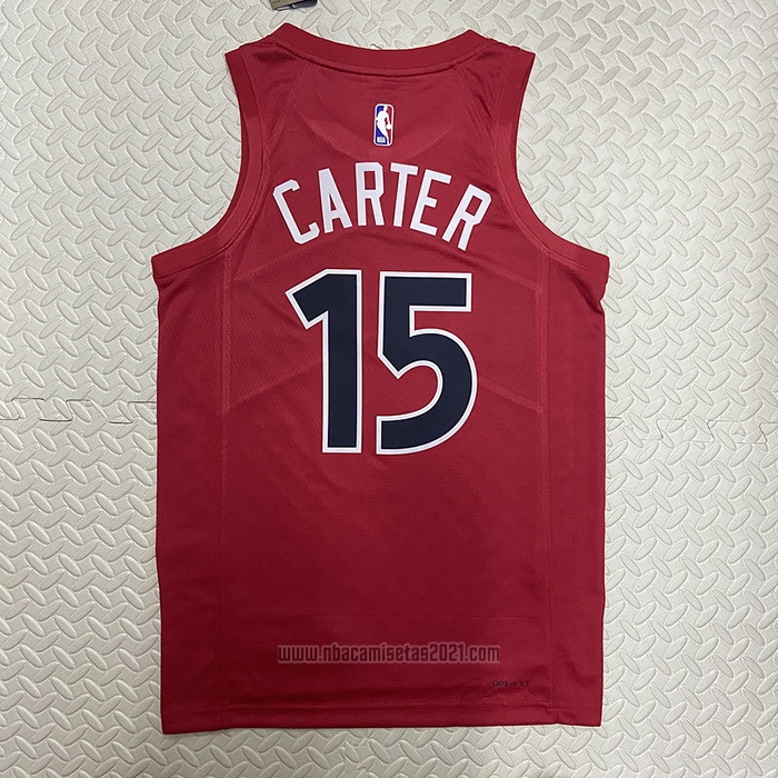 Camiseta Toronto Raptors Vince Carter #15 Icon 2022-23 Rojo
